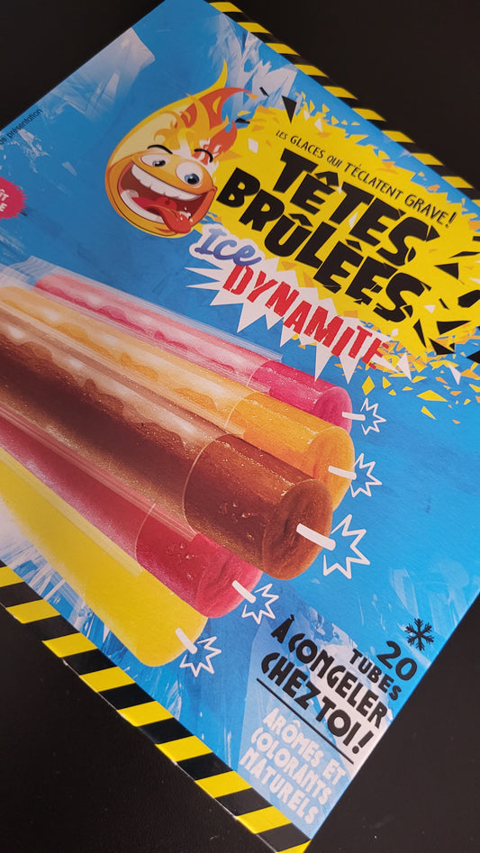 Glace Sucette ice dynamite têtes brulées ( 1 boîtes)