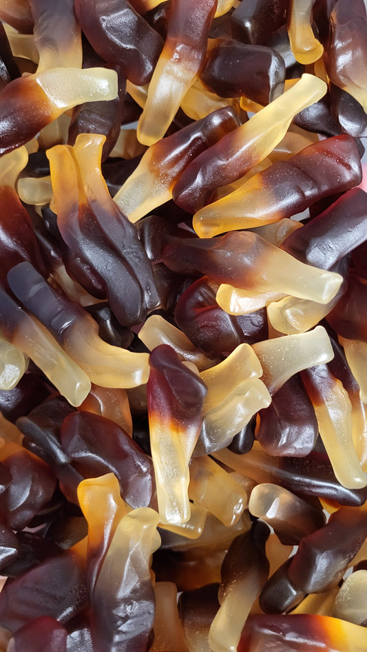 Bouteilles cola gelifiées 100g