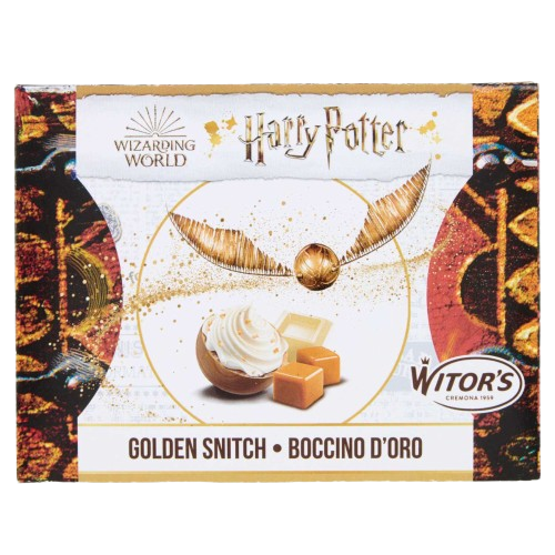 Harry Potter Vif d'Or, pralines de chocolat blanc au caramel 150g