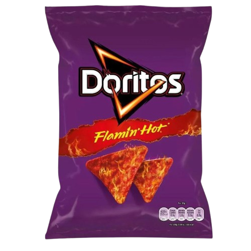Doritos Flamin' Hot, nachos épicés 75g
