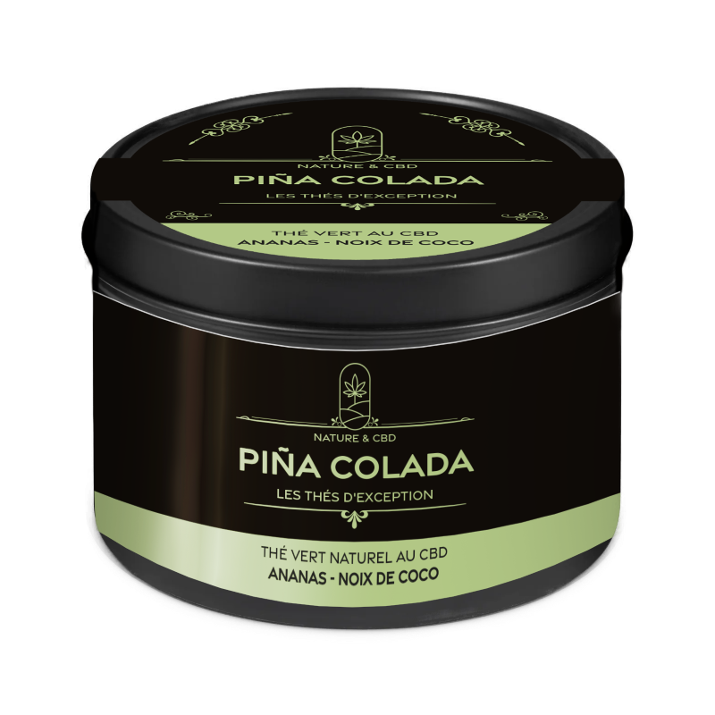 Thé Vert Piña Colada CBD